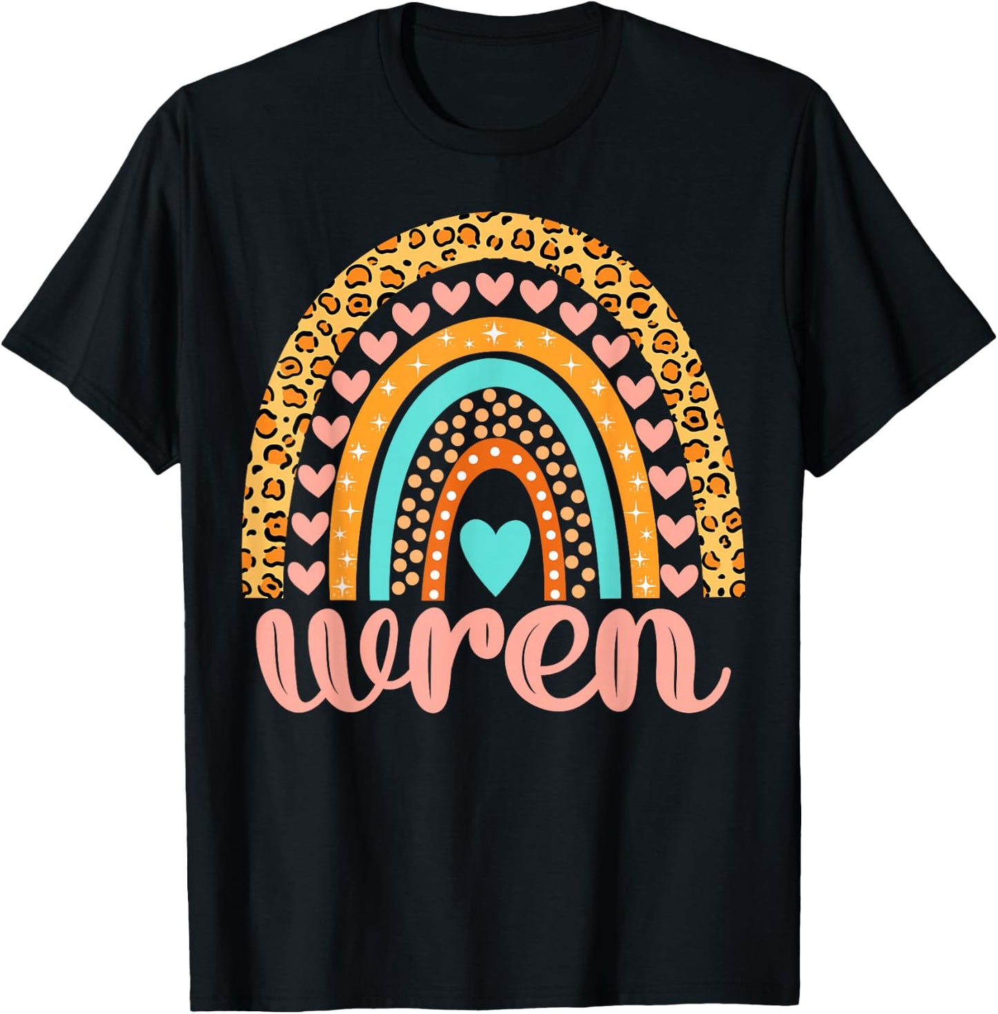 Wren Wren Name Birthday Shirt Gift T-Shirt - T-Shirt | Black