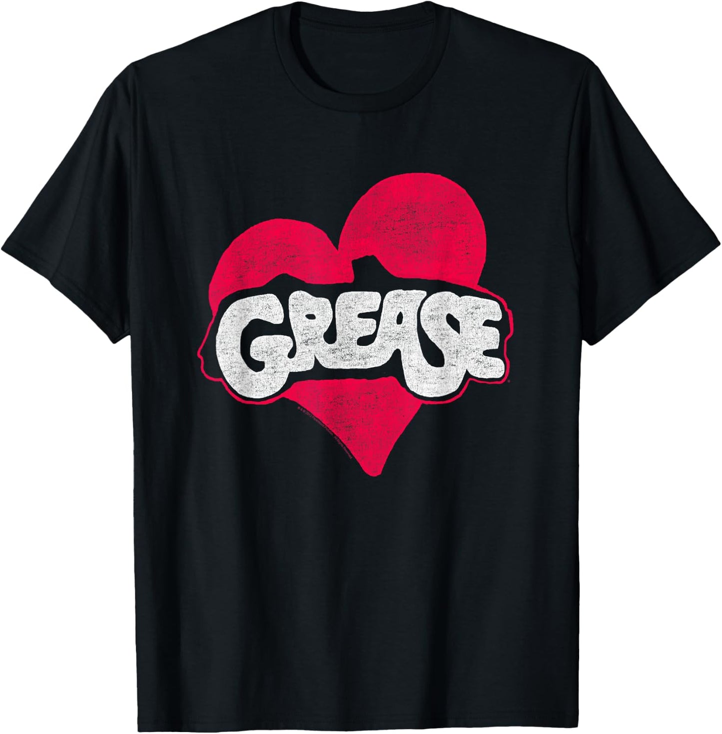 Grease Heart T-Shirt - T-Shirt | Black