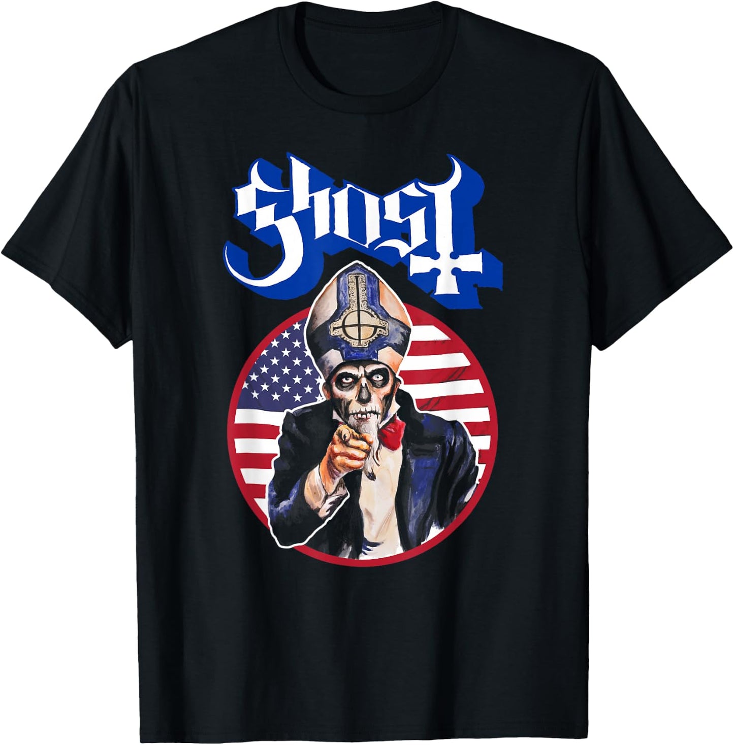Ghost - Papa Wants You USA T-Shirt - T-Shirt | Black