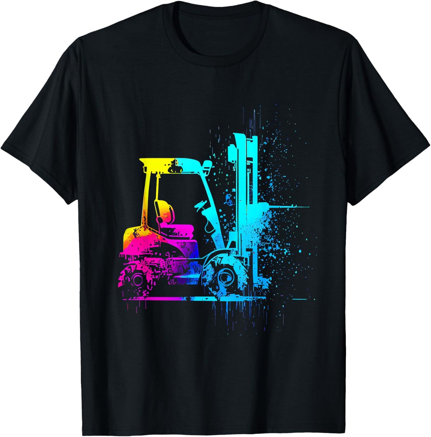 Forklift operator forklift driver warehouse clerk gift T-Shirt - T-Shirt | Black