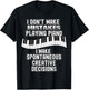 I Dont Make Mistakes Playing Piano Creative Gag Gift Pianist T-Shirt - T-Shirt | Black
