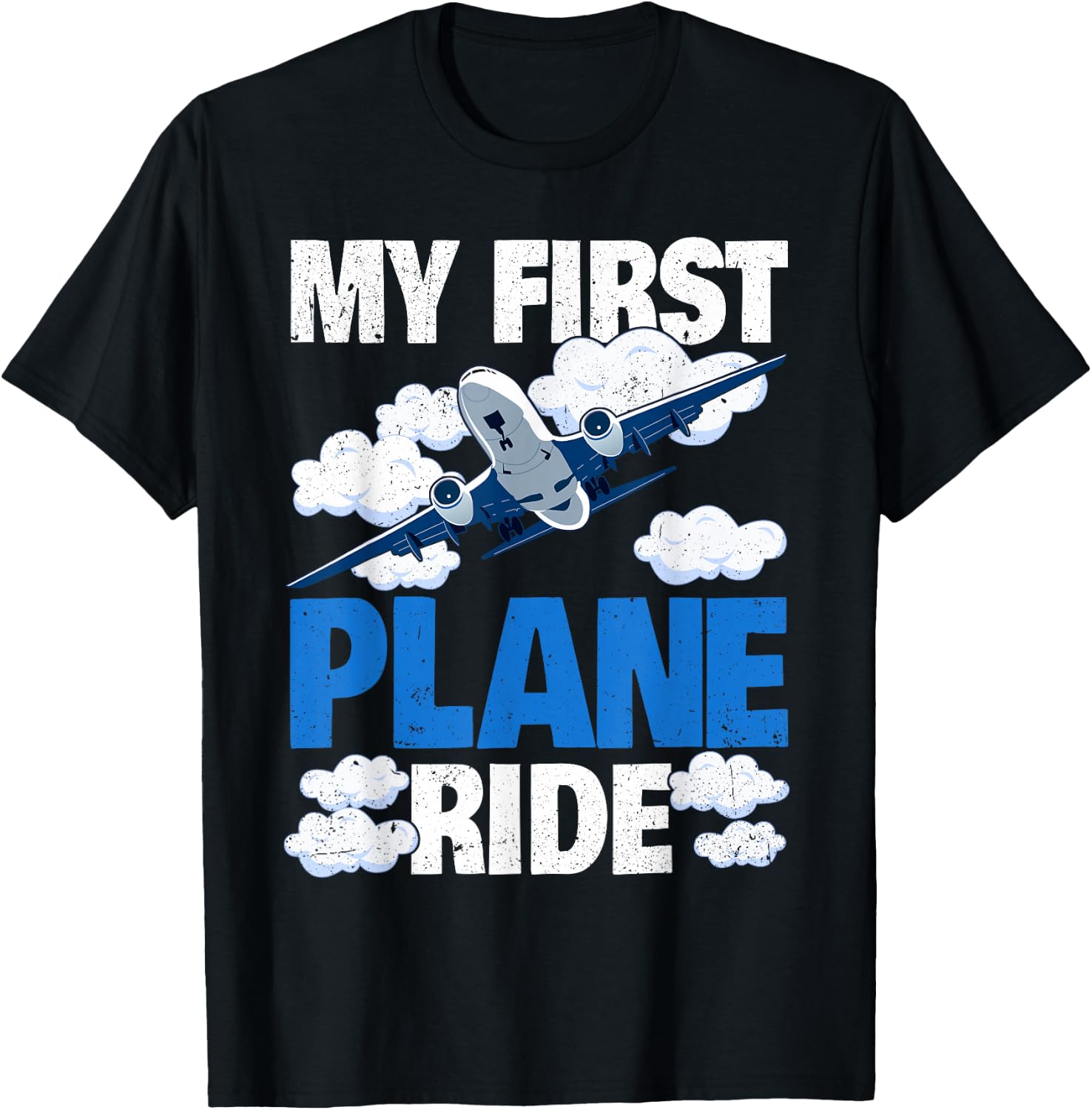 My First Plane Ride T-Shirt - T-Shirt | Black
