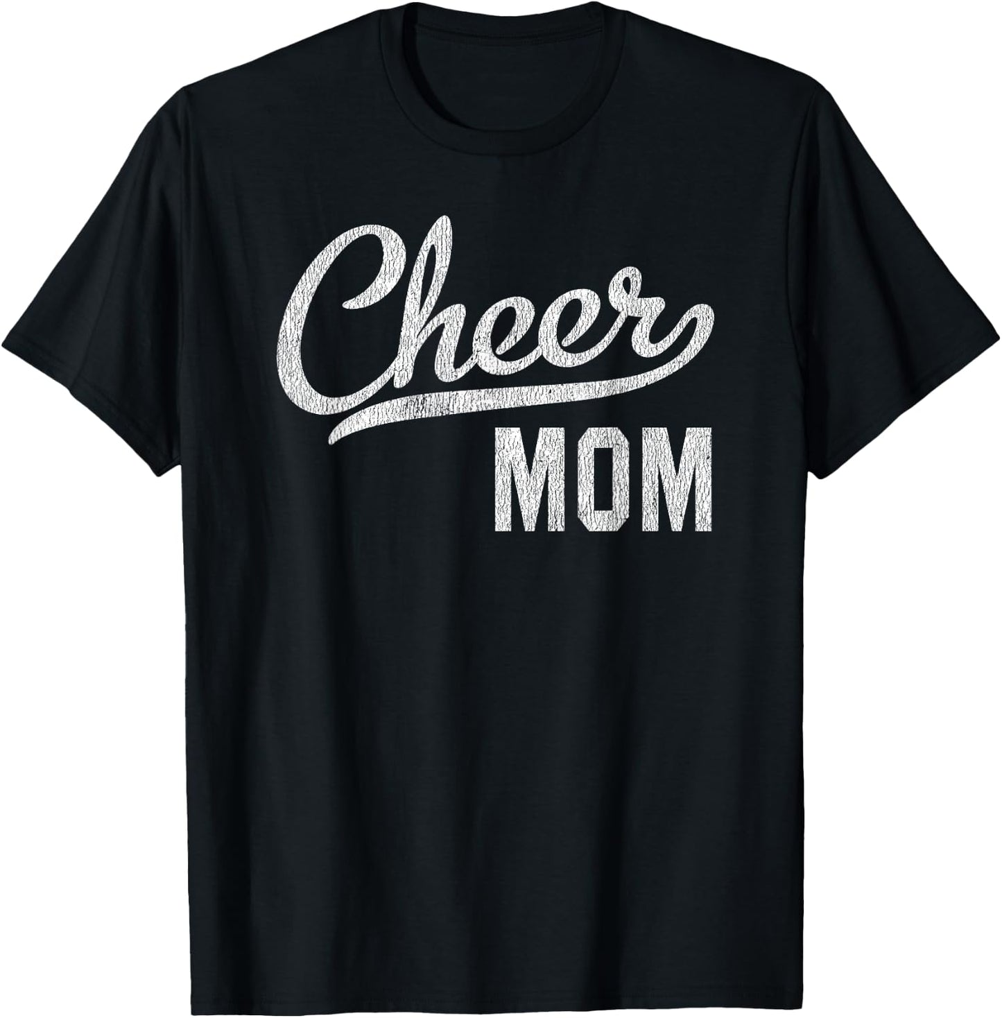 Cheer Mom Proud Cheerleading Mom Gift T-Shirt - T-Shirt | Black