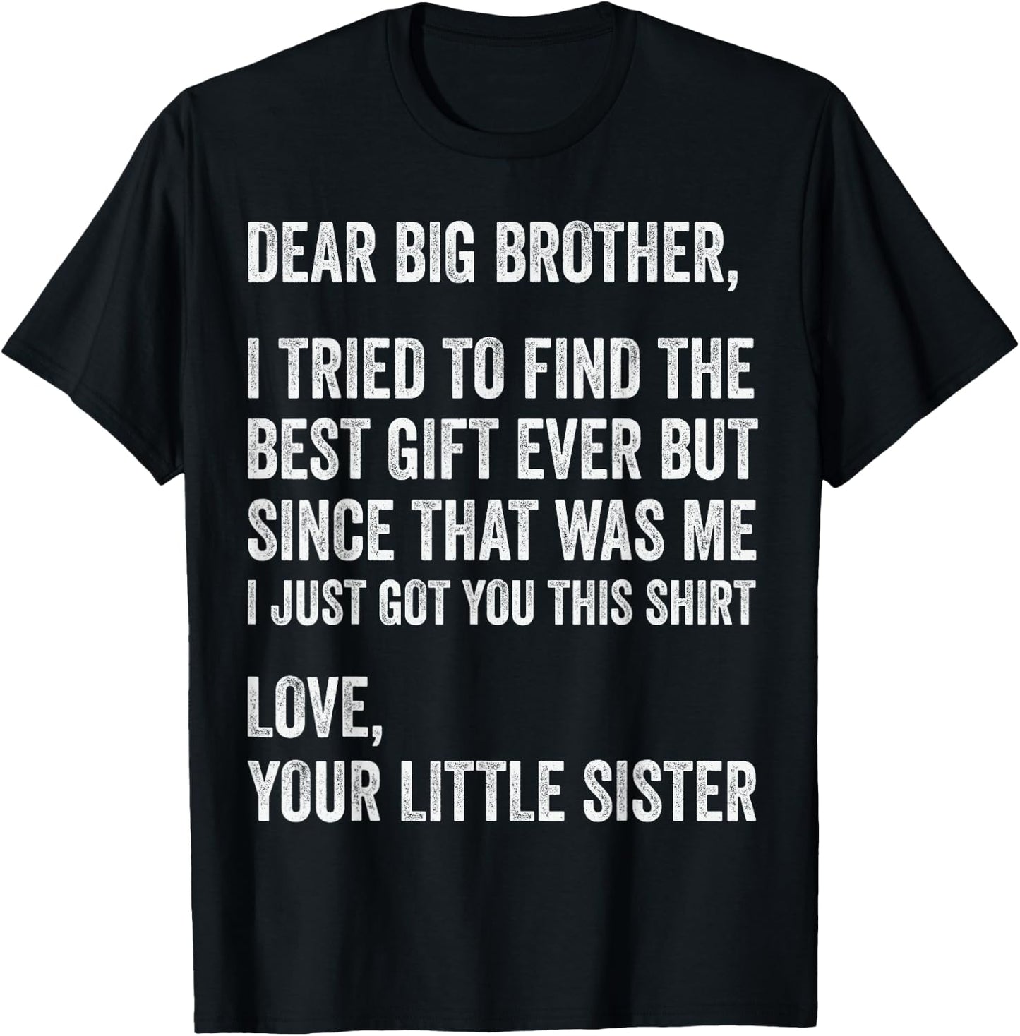 I Tried to Find The Best Funny Brother Fathers Day T-Shirt - T-Shirt | Black