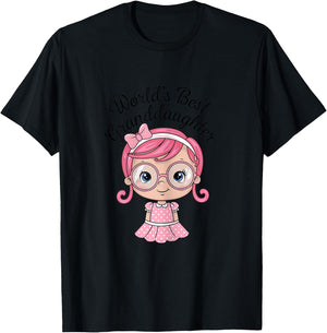 from Grandma Gifts World's Best Granddaughter T-Shirt - T-Shirt | Black