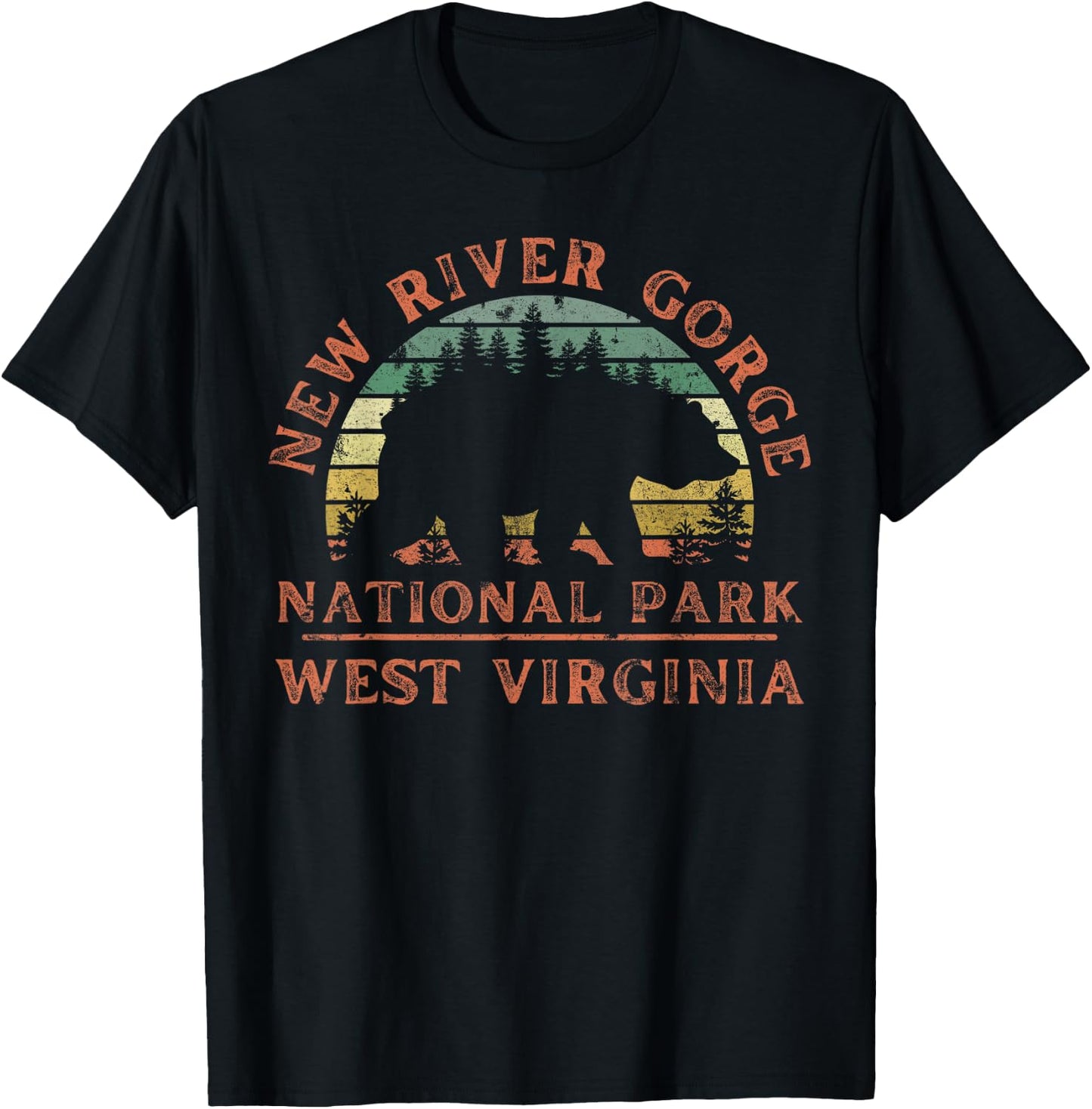 New River Gorge National Park T-Shirt - T-Shirt | Black