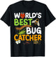World's Best Bug Catcher Entomology Insect Catching T-Shirt - T-Shirt | Black