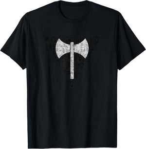 Vintage Lesbian Labrys Axe Pride Flag Women Girls T-Shirt - T-Shirt | Black