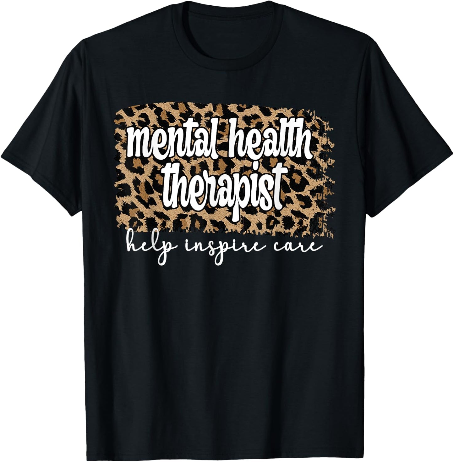 Mental Health Therapist Mental Health Therapy T-Shirt - T-Shirt | Black