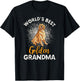 World's Best Golden Retriever Grandma Funny Puppy Lover T-Shirt - T-Shirt | Black
