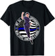 Not All Superheroes Wear Capes Some Wear A Badge Female Cop T-Shirt - T-Shirt | Black