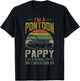 Pontoon Boat Pappy Apparel, Fun Fathers Day Boating Captain T-Shirt - T-Shirt | Black