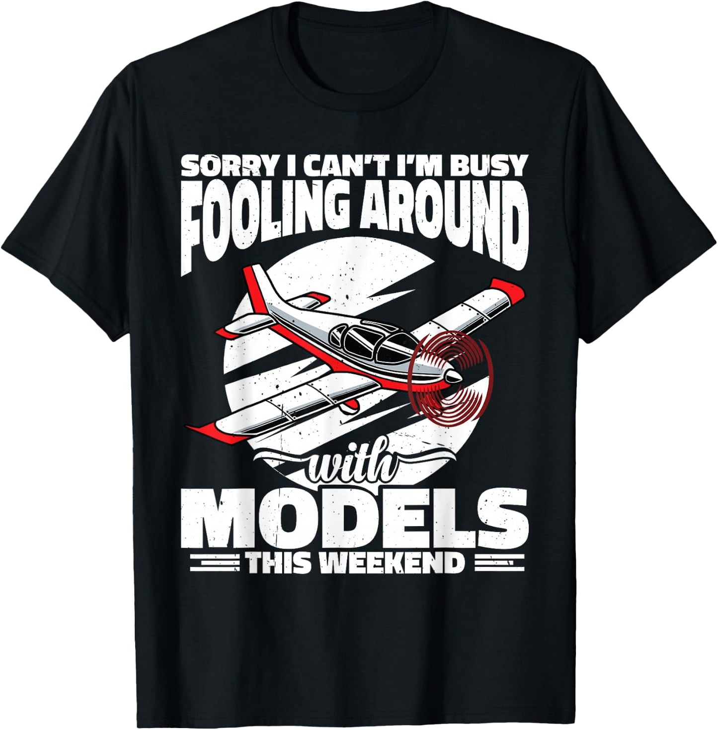 RC Plane Pilot RC Aircraft Radio Controlled Model Airplane T-Shirt - T-Shirt | Black