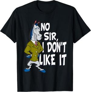 Ren and Stimpy No Sir Mr. Horse T-Shirt - T-Shirt | Black