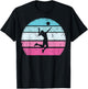 Volleyball Girl Retro Vintage T-Shirt - T-Shirt | Black