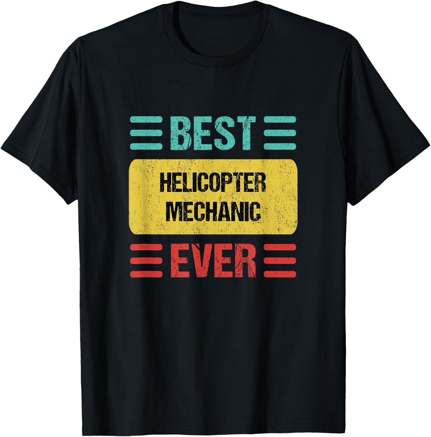 Helicopter Mechanic T-Shirt - T-Shirt | Black