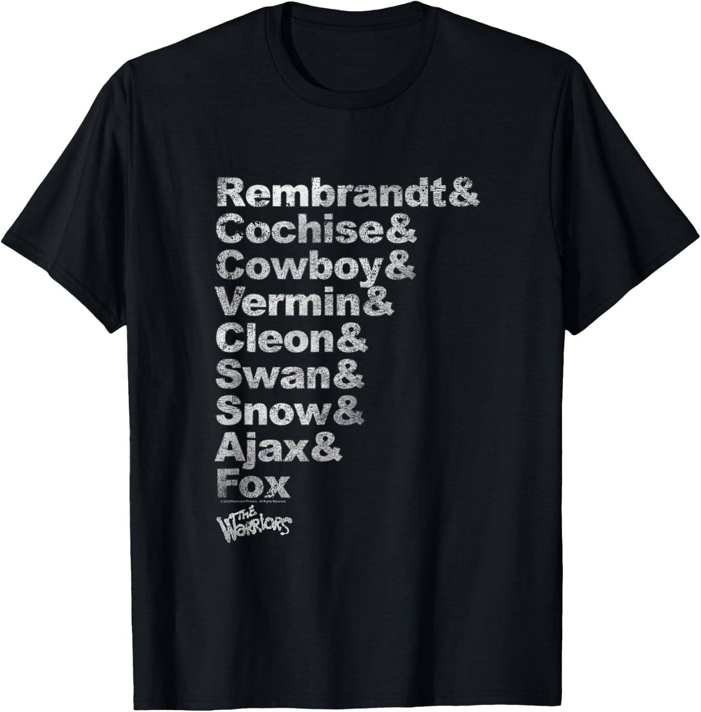 Warriors Roster T-Shirt - T-Shirt | Black
