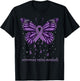 Autoimmune Disease Awareness Butterfly T-Shirt - T-Shirt | Black
