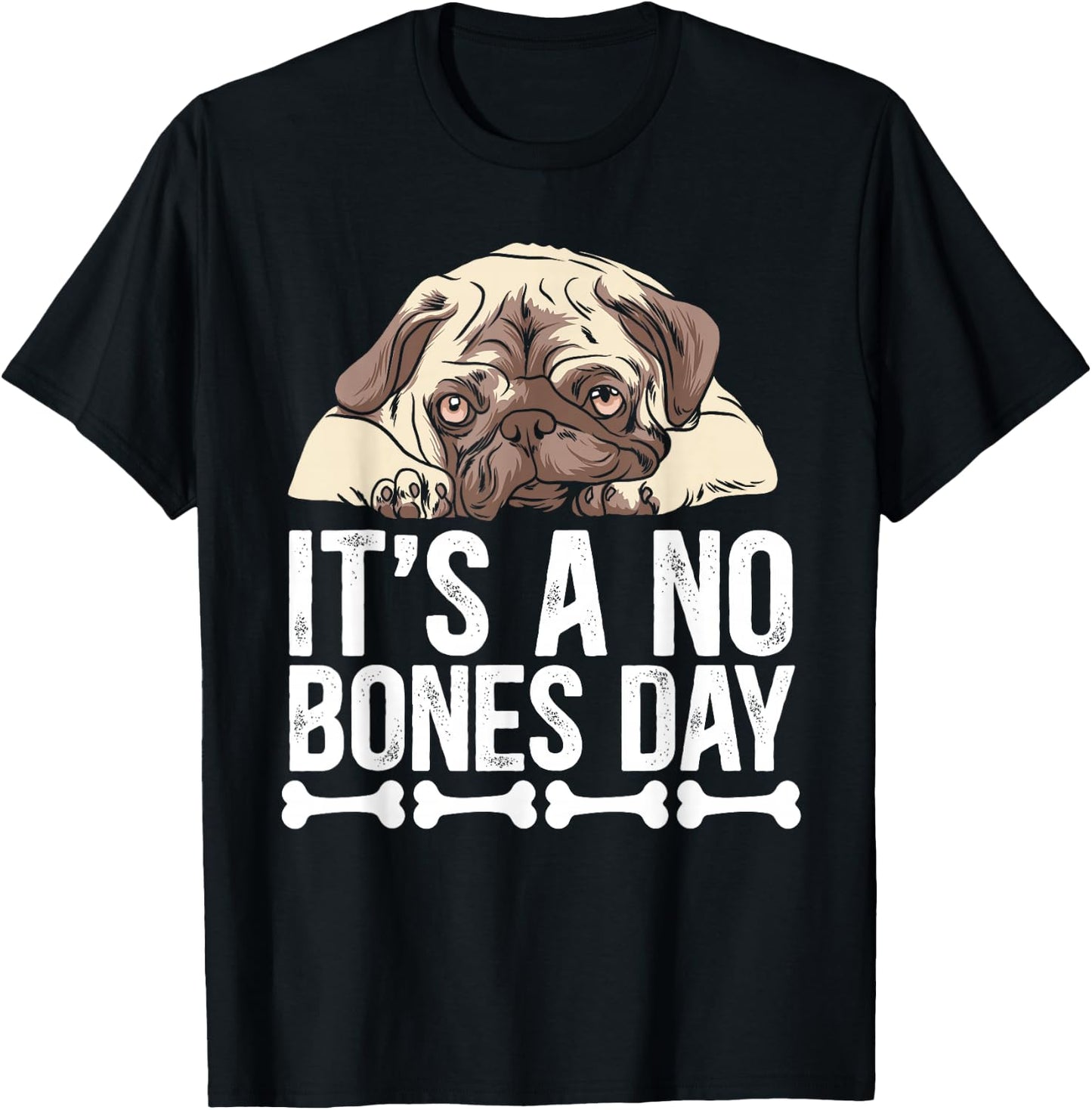 No Bones Day T-Shirt - T-Shirt | Black