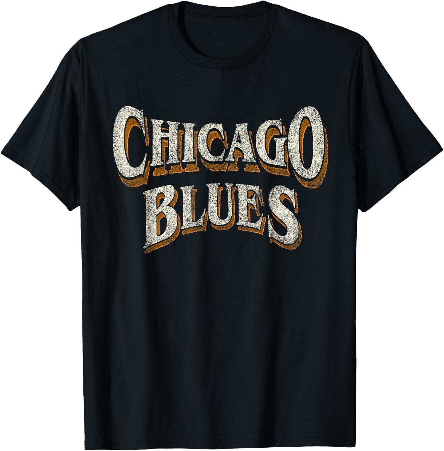 Vintage Chicago Blues T-Shirt - T-Shirt | Black