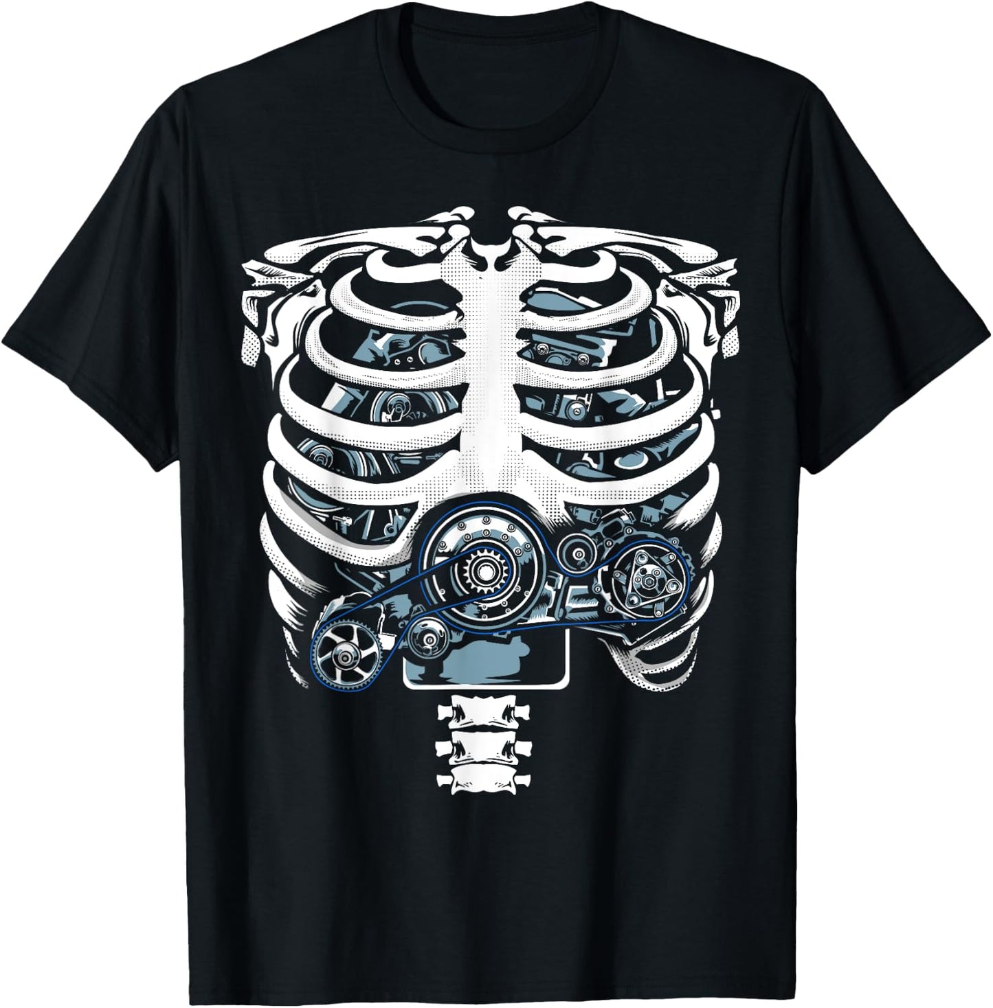 Funny Mechanic Designs Dad Car Enthusiasts Engineers T-Shirt - T-Shirt | Black