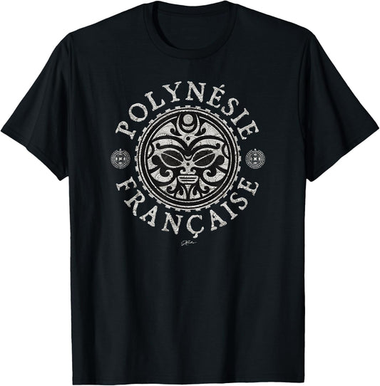 JCombs: French Polynesia, Polynesian Tattoo Art T-Shirt - T-Shirt | Black