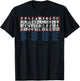 United States Of America Presidents from Washington to Trump T-Shirt - T-Shirt | Black