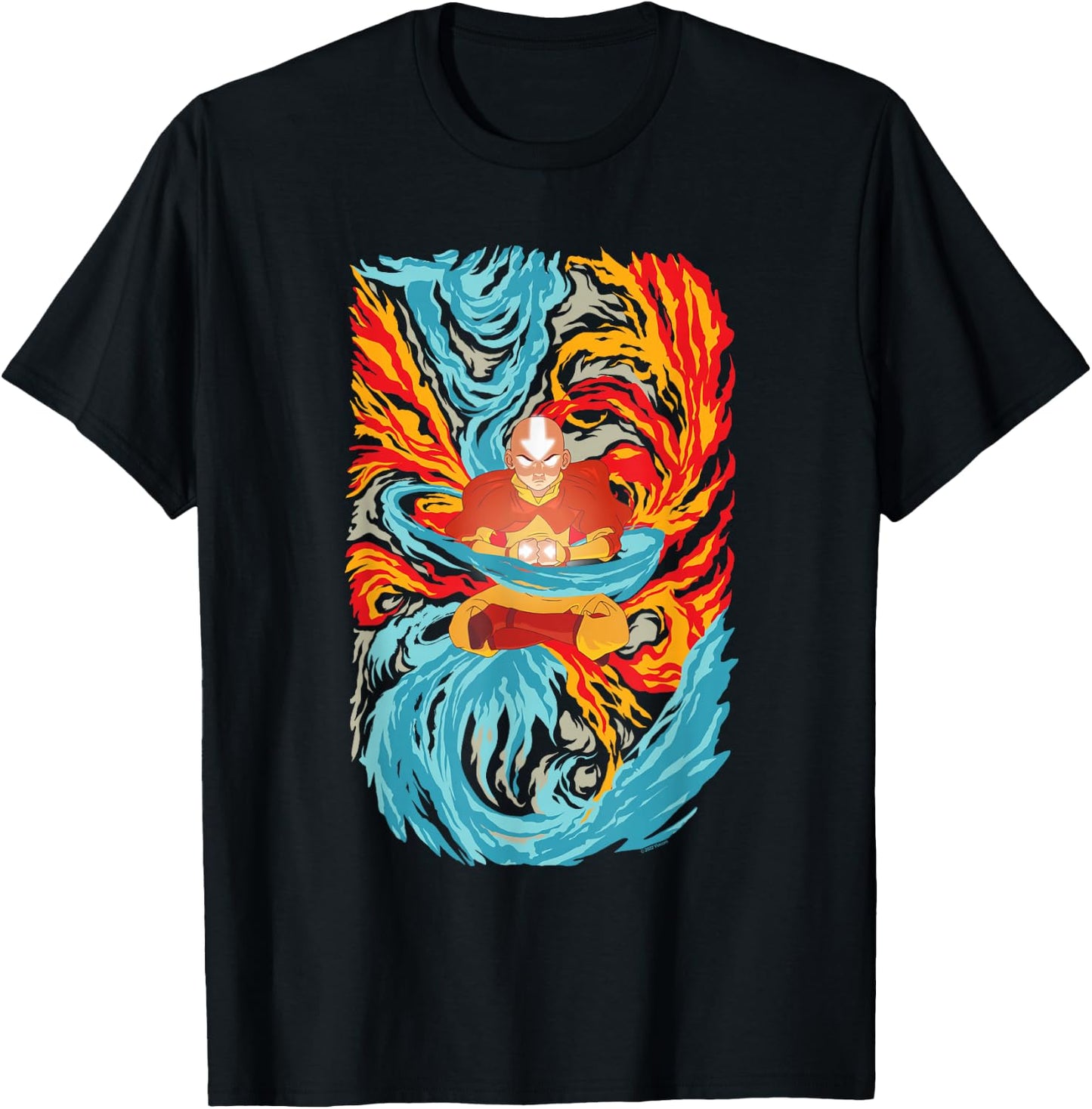 Avatar: The Last Airbender Master of Elements T-Shirt - T-Shirt | Black