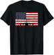 Patriotic C-17 Globemaster jet American flag T-Shirt - T-Shirt | Black