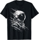 Astronaut Drawing Art Graphic Motif Astronaut T-Shirt - T-Shirt | Black