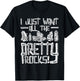 I Just Want All The Pretty Rocks - Rock Collector T-Shirt - T-Shirt | Black