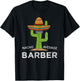 Cartba Barber Funny Barber - -Adults/Kids, Black, Small, Short Sleeve, Classic Fit, , Cartoon, Meme, Birthday, Exercise & Fitness, Themed, 1 Count T-Shirt - T-Shirt | Black