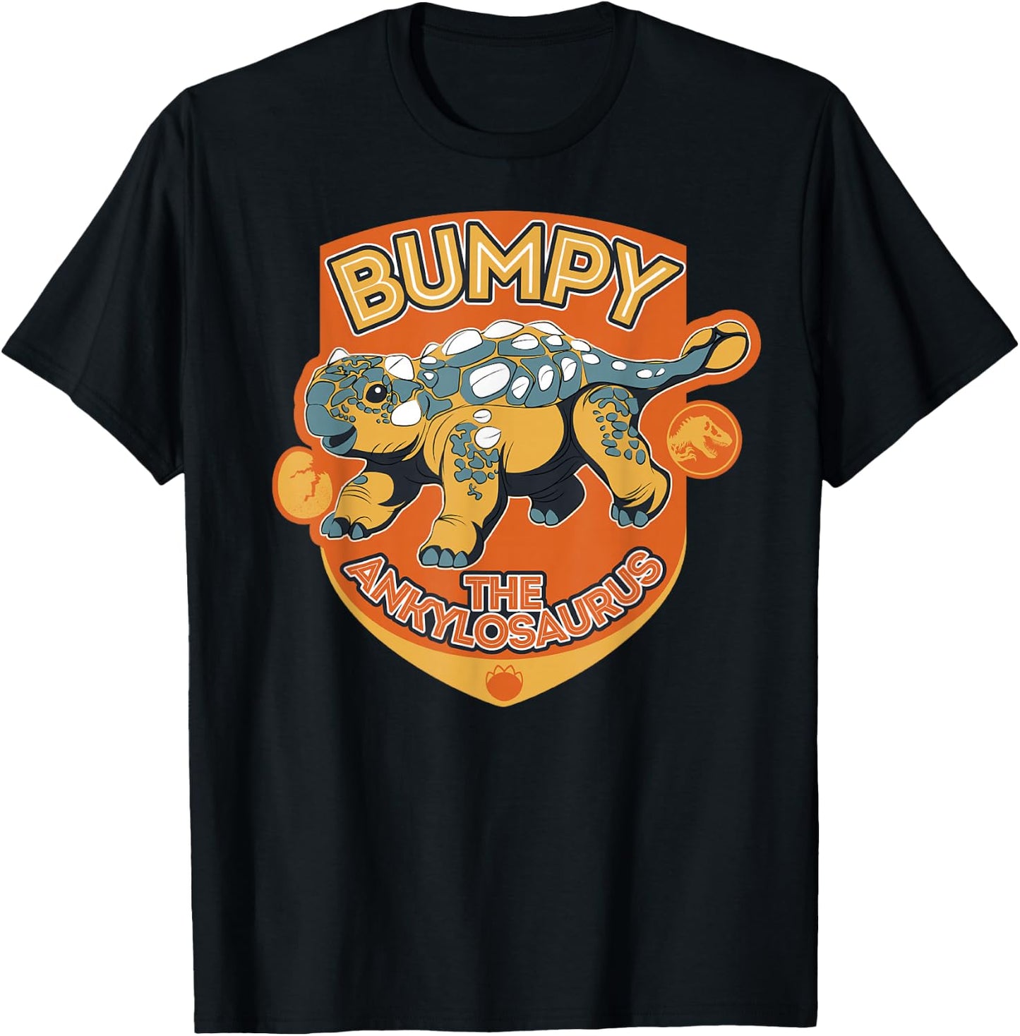 Jurassic World: Camp Cretaceous Bumpy The Ankylosaurus Small T-Shirt - T-Shirt | Black