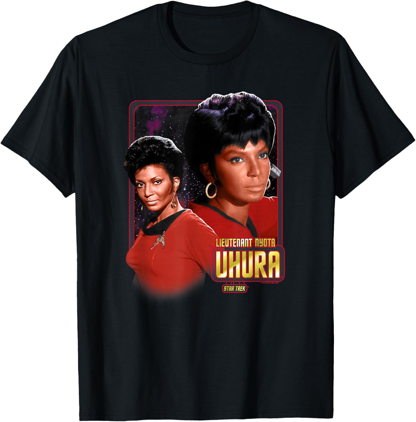 Star Trek Lieutenant Uhura T-Shirt - T-Shirt | Black