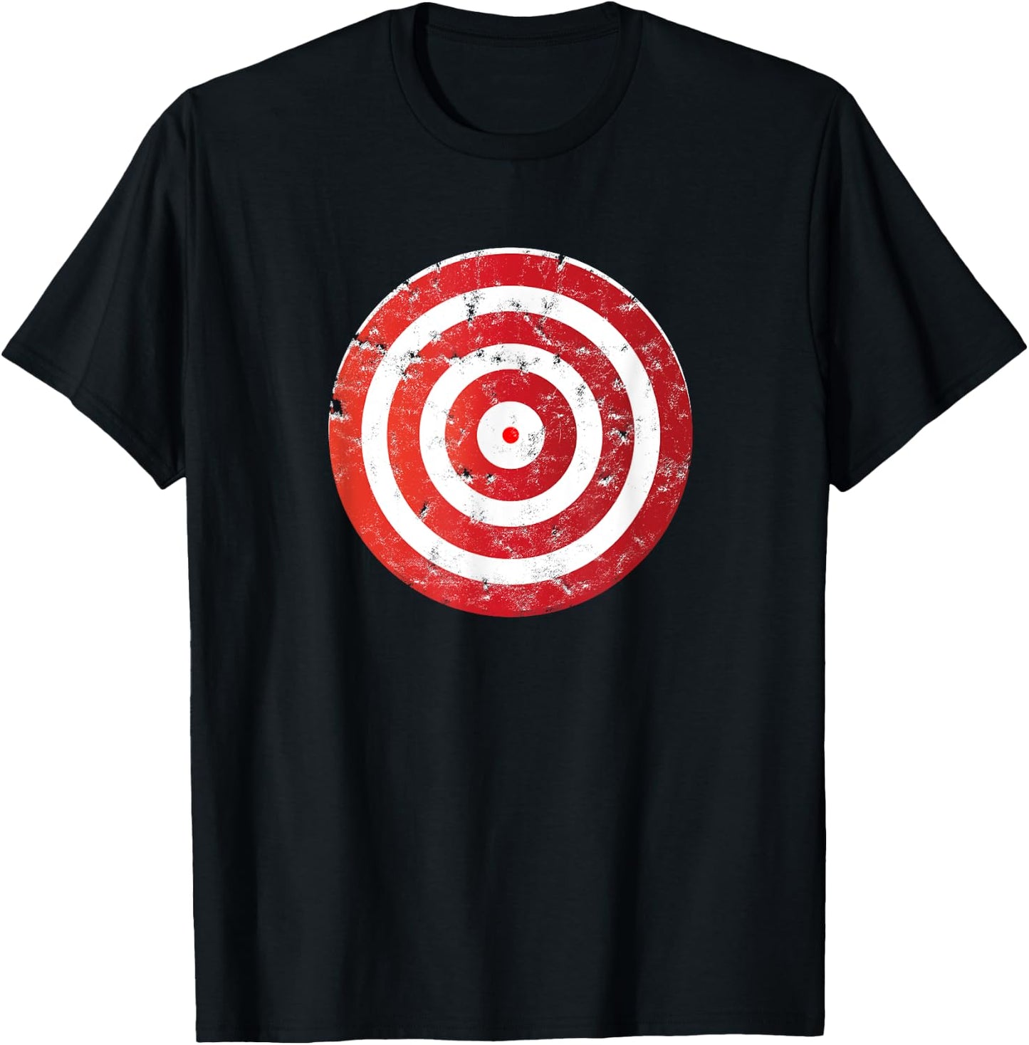 Vintage Bullseye Target Bulls Eye - Target Shooting Sports T-Shirt - T-Shirt | Black