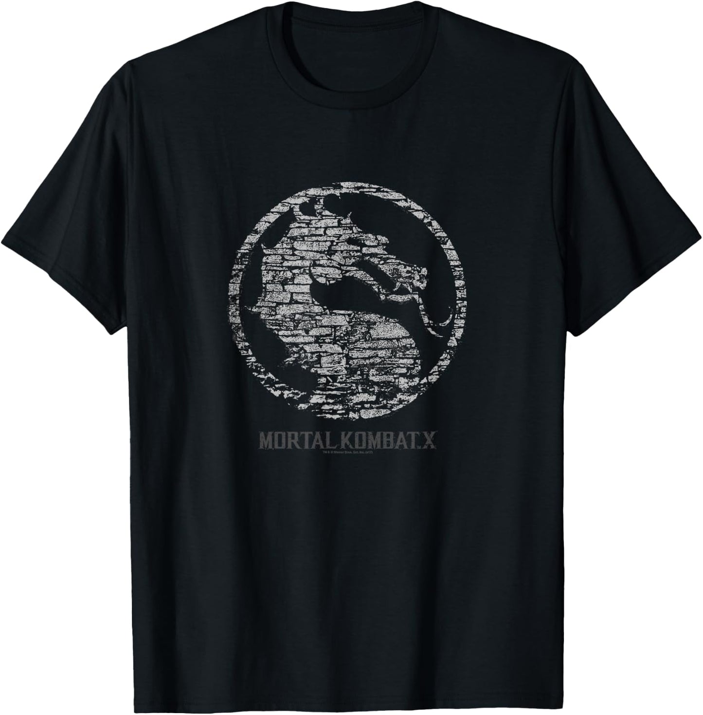 Mortal Kombat X Stone Seal T-Shirt - T-Shirt | Black