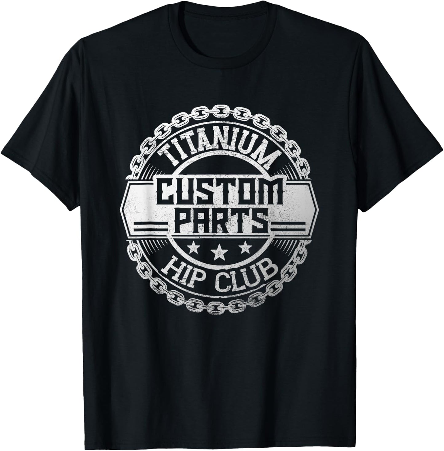 New hip titanium hip hip surgery T-Shirt - T-Shirt | Black