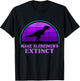 Trex Dinosaur Make Alzheimers Extinct Awareness Kids Toddler T-Shirt - T-Shirt | Black