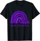 Ulcerative Colitis Awareness Hope Rainbow T-Shirt - T-Shirt | Black