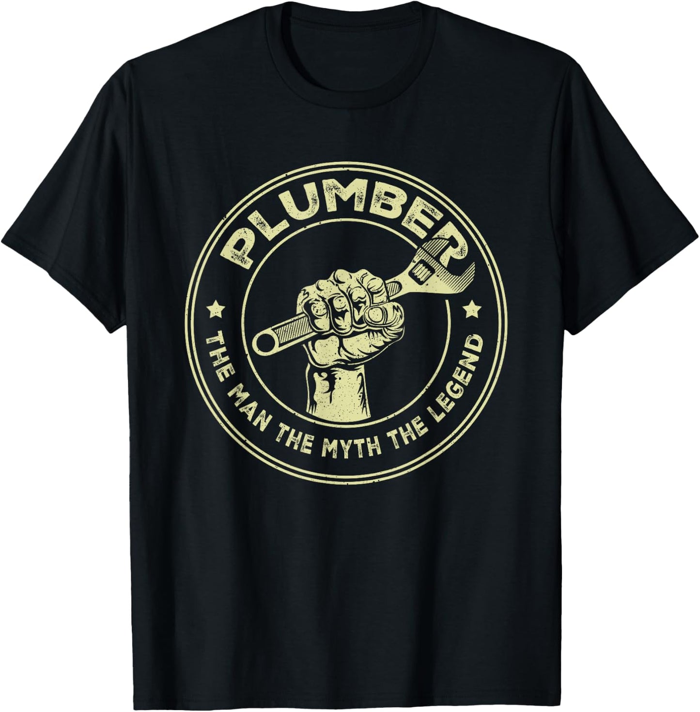 Plumbing Graphic Design Plumber Dad T-Shirt - T-Shirt | Black