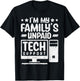 I'm My Family's Unpaid Tech Support T-Shirt - T-Shirt | Black