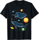 Sharks In The Galaxy Funny Whale Shark Lover T-Shirt - T-Shirt | Black