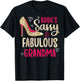 Sassy & Fabulous Bride's Grandma Of The Bride Grandma T-Shirt - T-Shirt | Black