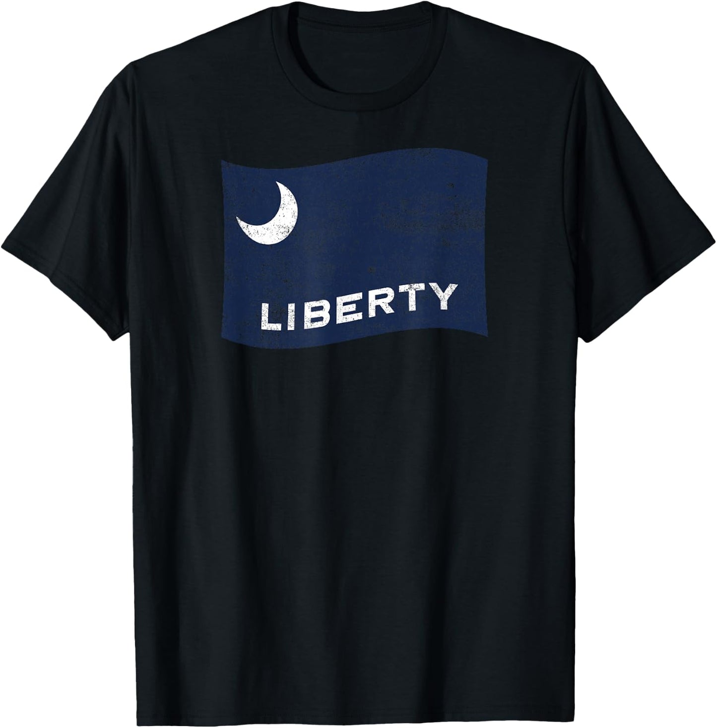 Moultrie Flag – Liberty American History Patriotic T-Shirt - T-Shirt | Black