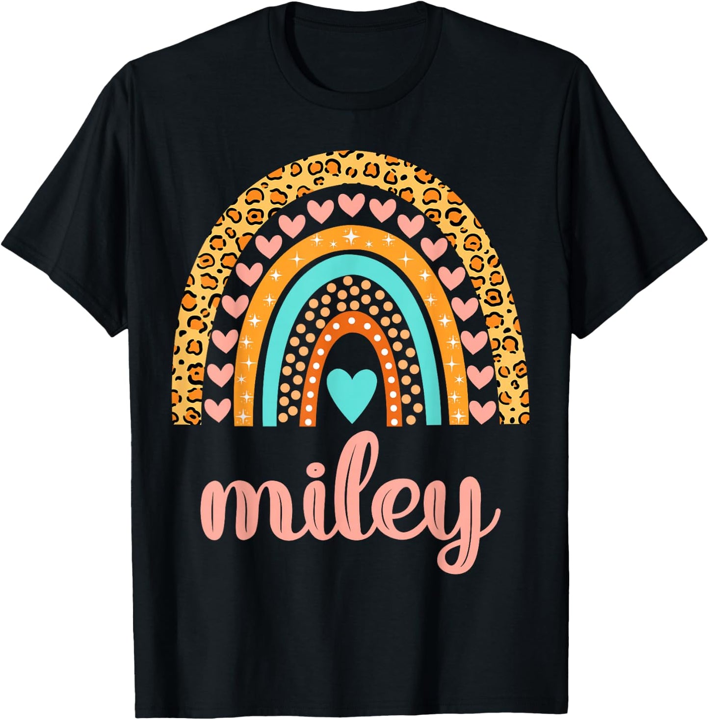 Miley Miley Name Birthday Shirt Gift T-Shirt - T-Shirt | Black