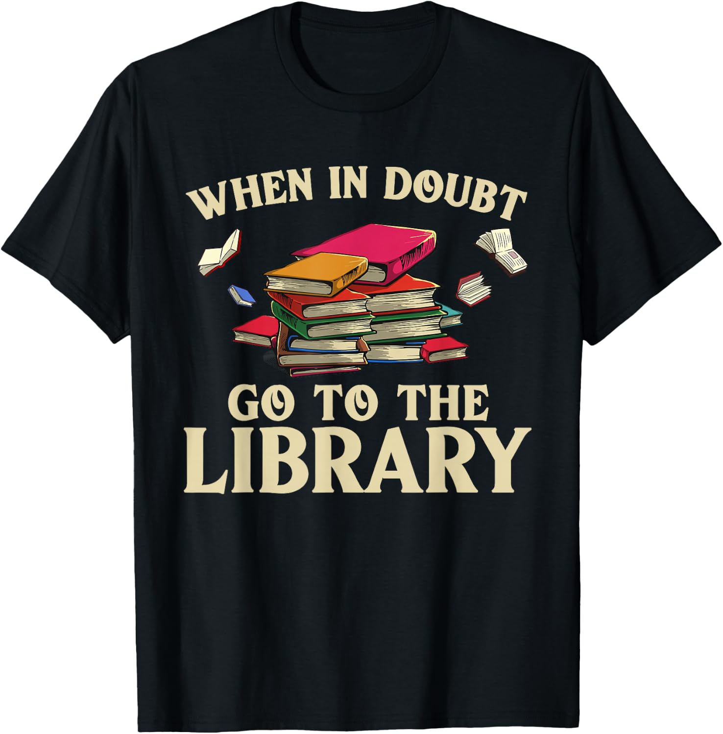 Cool Book Reader Men Women Library Themed Bookworm Librarian T-Shirt - T-Shirt | Black
