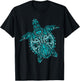 Mandala Design | Sea Turtle T-Shirt - T-Shirt | Black