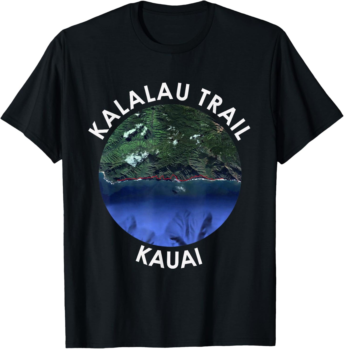 Kalalau trail shirt T-Shirt - T-Shirt | Black