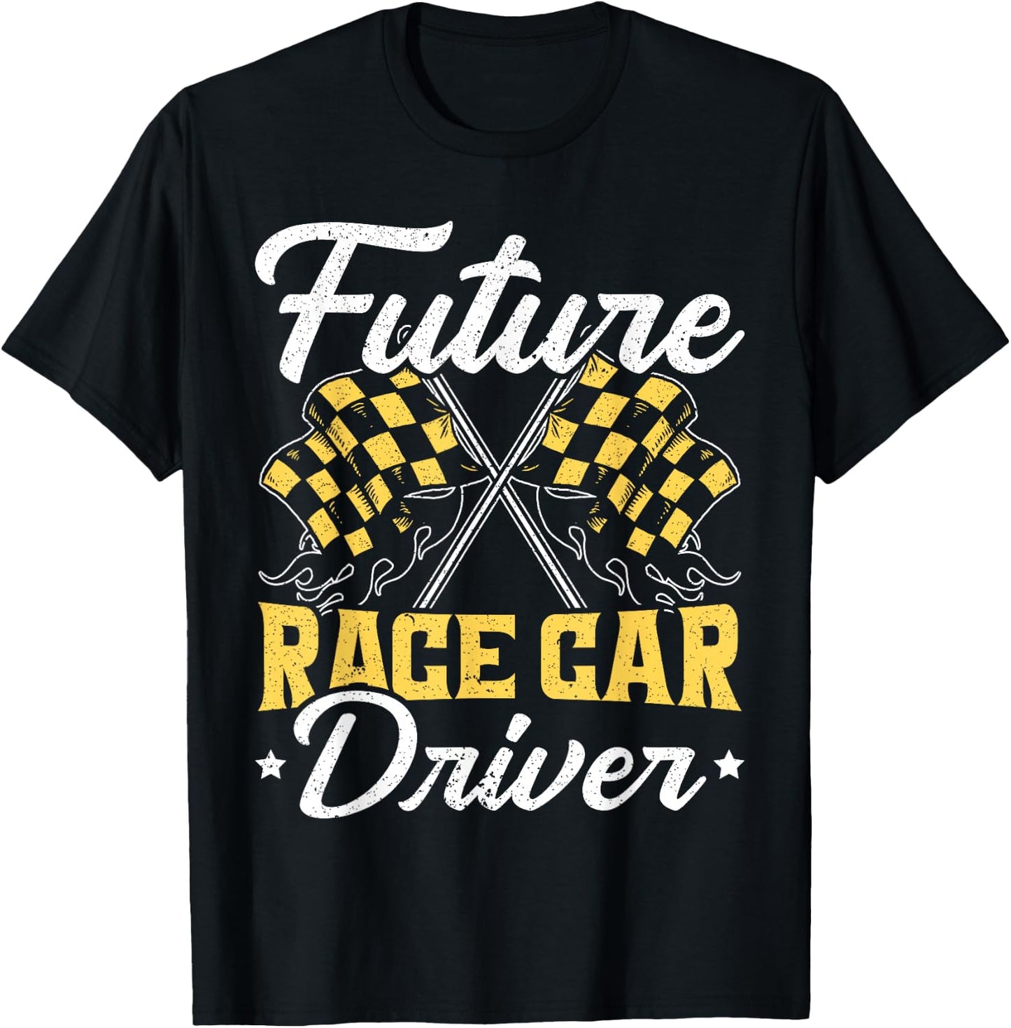Future Race Car Driver Racer Kids Drag Racing Turbo Speed T-Shirt - T-Shirt | Black
