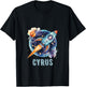 Kids CYRUS Name Baby Boy Nursery Room Theme Decor Gifts T-Shirt - T-Shirt | Black